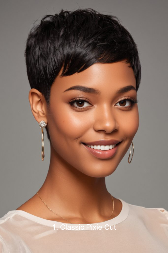 1. Classic Pixie Cut