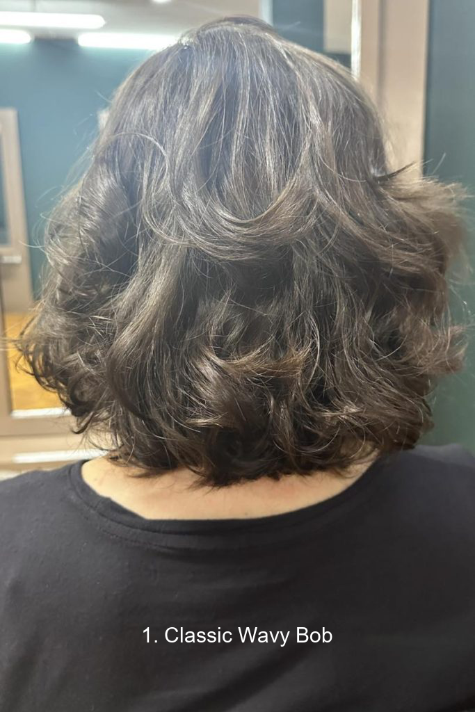 1. Classic Wavy Bob