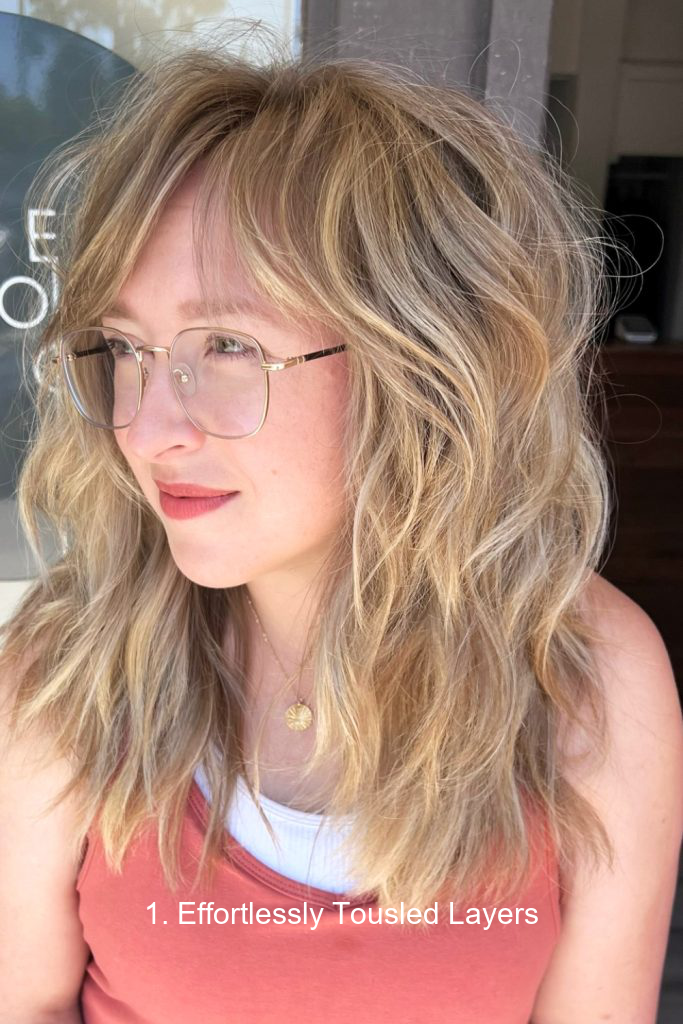 1. Effortlessly Tousled Layers
