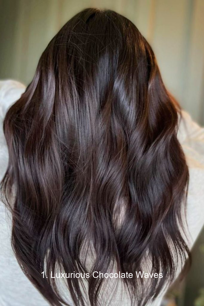 1. Luxurious Chocolate Waves