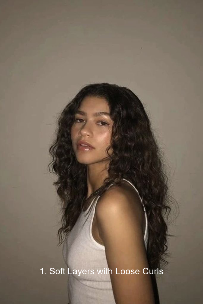 1. Soft Layers with Loose Curls