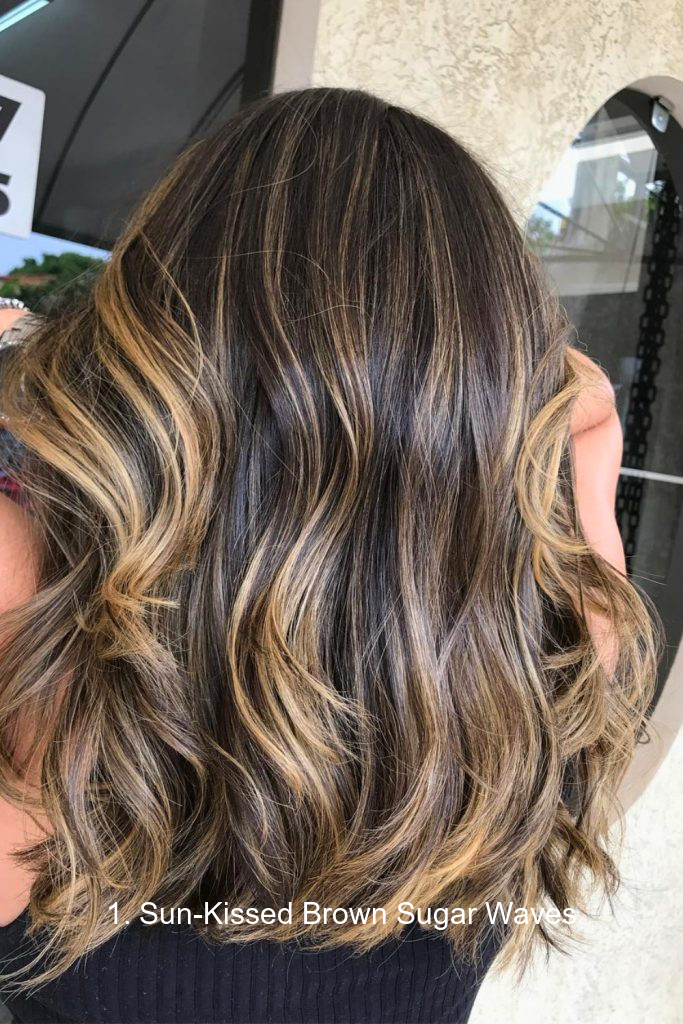1. Sun-Kissed Brown Sugar Waves