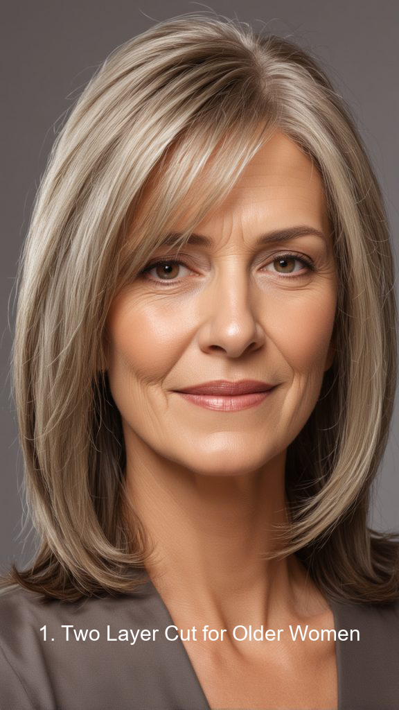 1. Two Layer Cut for Older Women