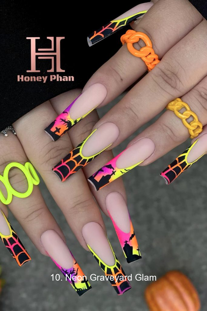 10. Neon Graveyard Glam