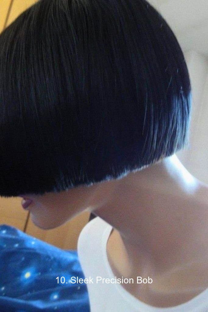 10. Sleek Precision Bob