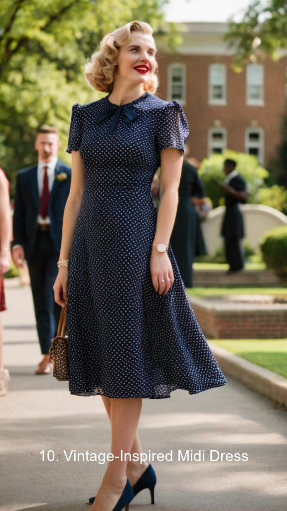 10. Vintage-Inspired Midi Dress