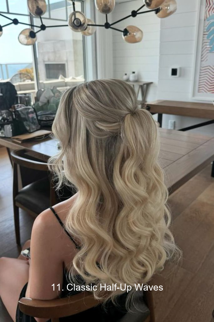 11. Classic Half-Up Waves
