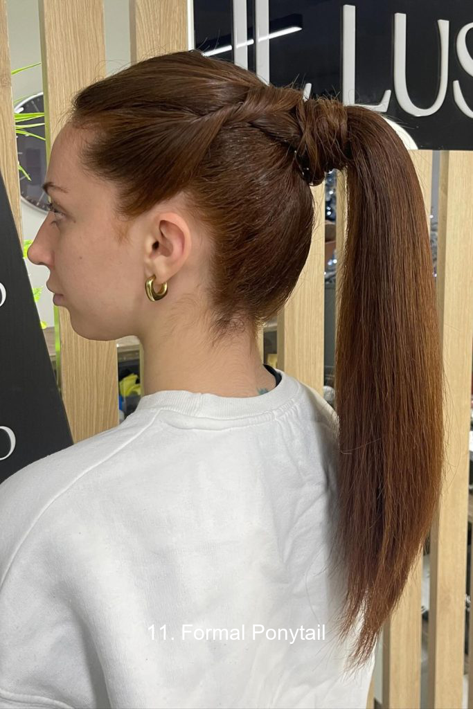 11. Formal Ponytail