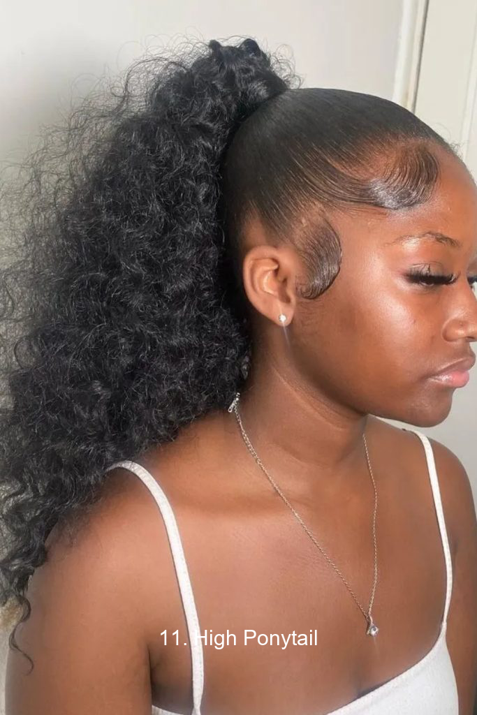 11. High Ponytail