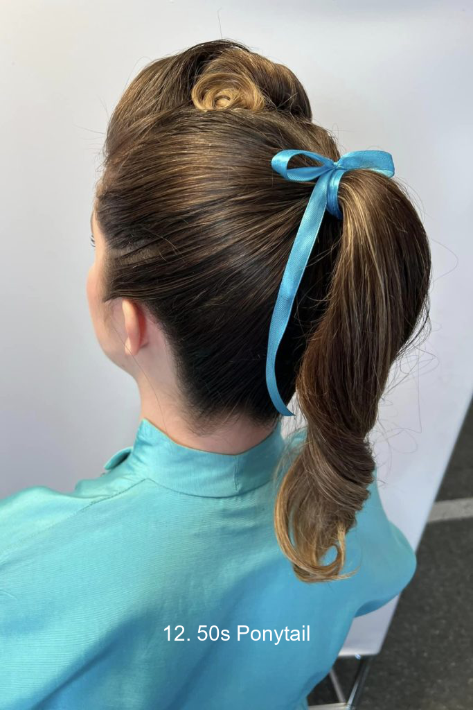 12. 50s Ponytail