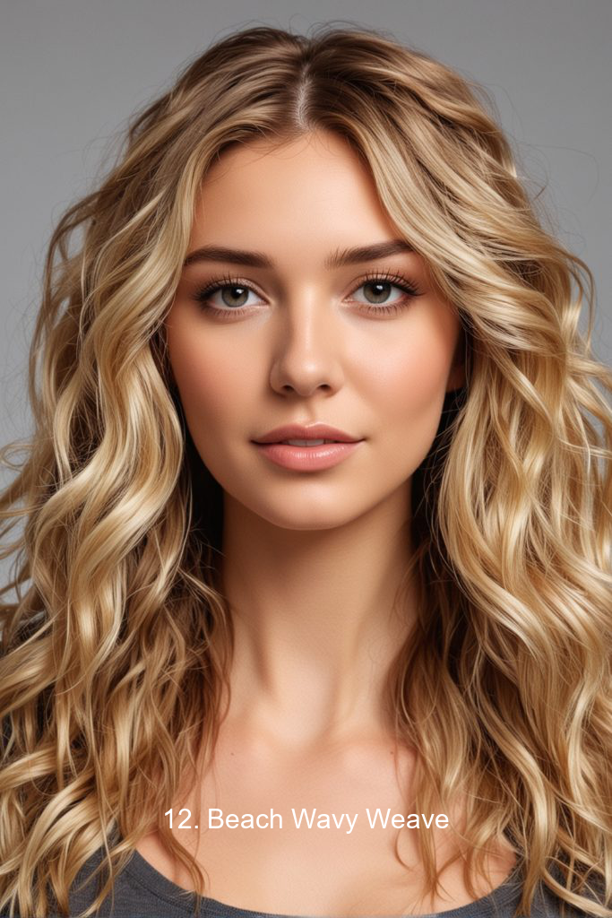 12. Beach Wavy Weave