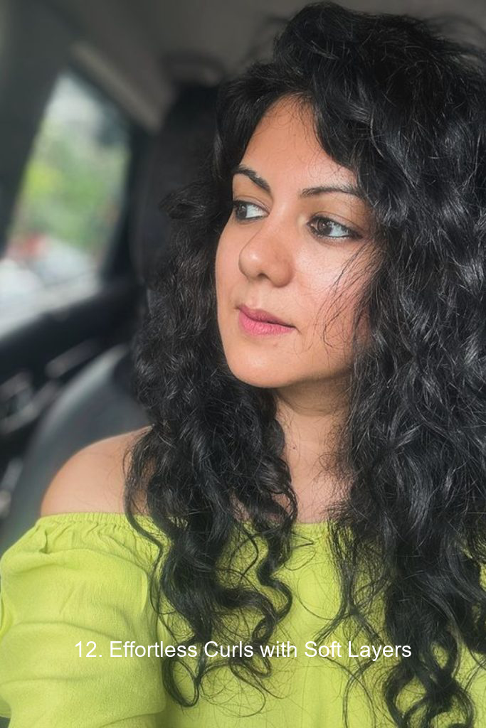 12. Effortless Curls with Soft Layers