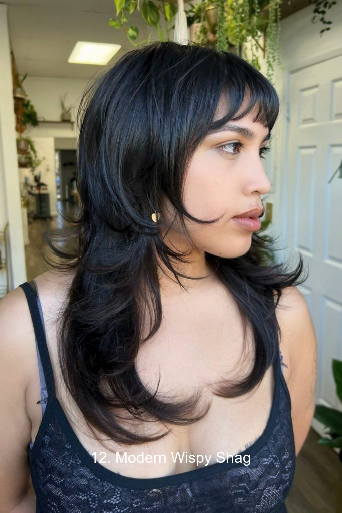 12. Modern Wispy Shag