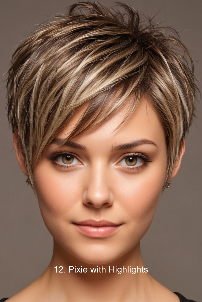 12. Pixie with Highlights
