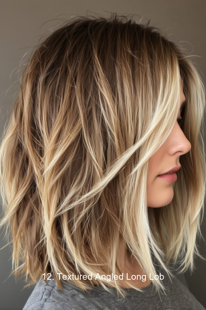12. Textured Angled Long Lob