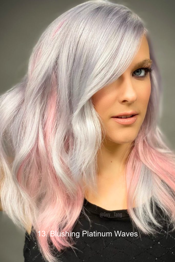 13. Blushing Platinum Waves