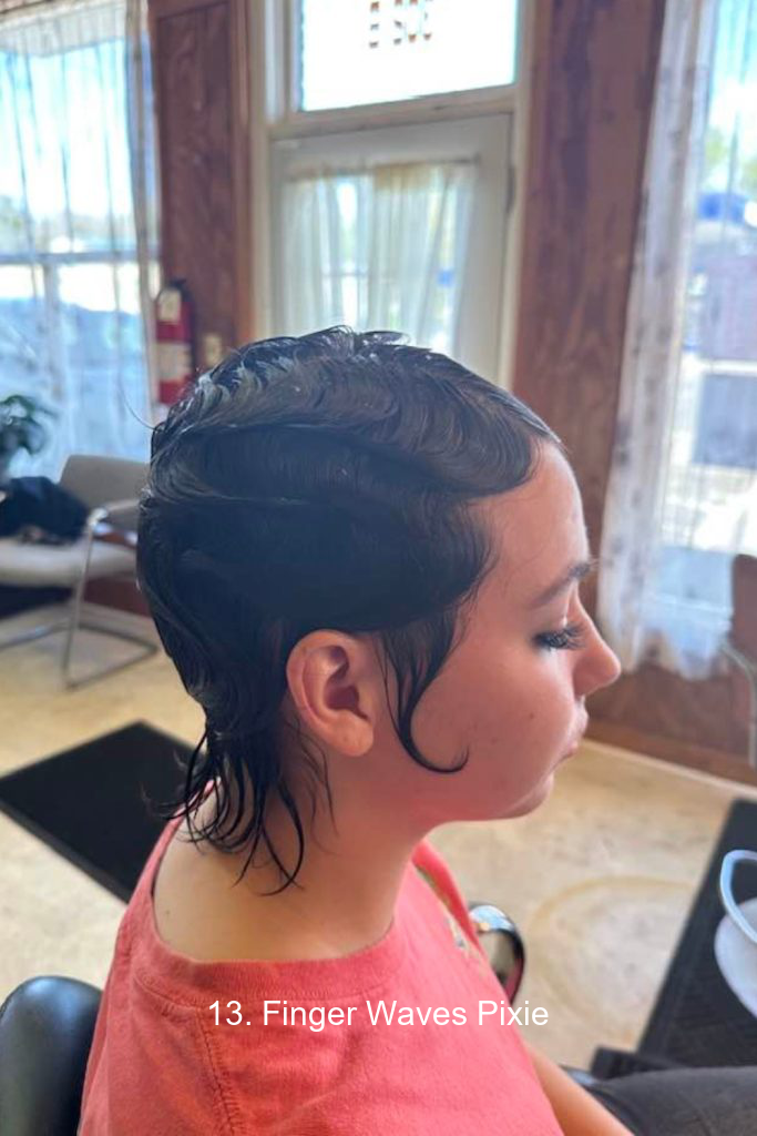 13. Finger Waves Pixie