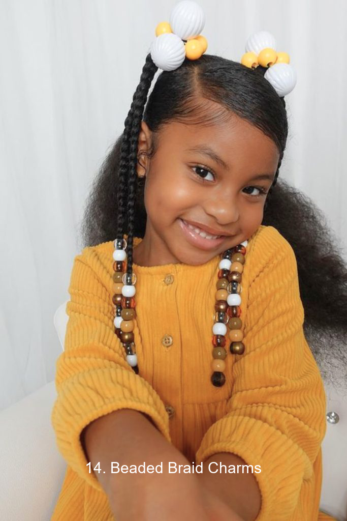 14. Beaded Braid Charms