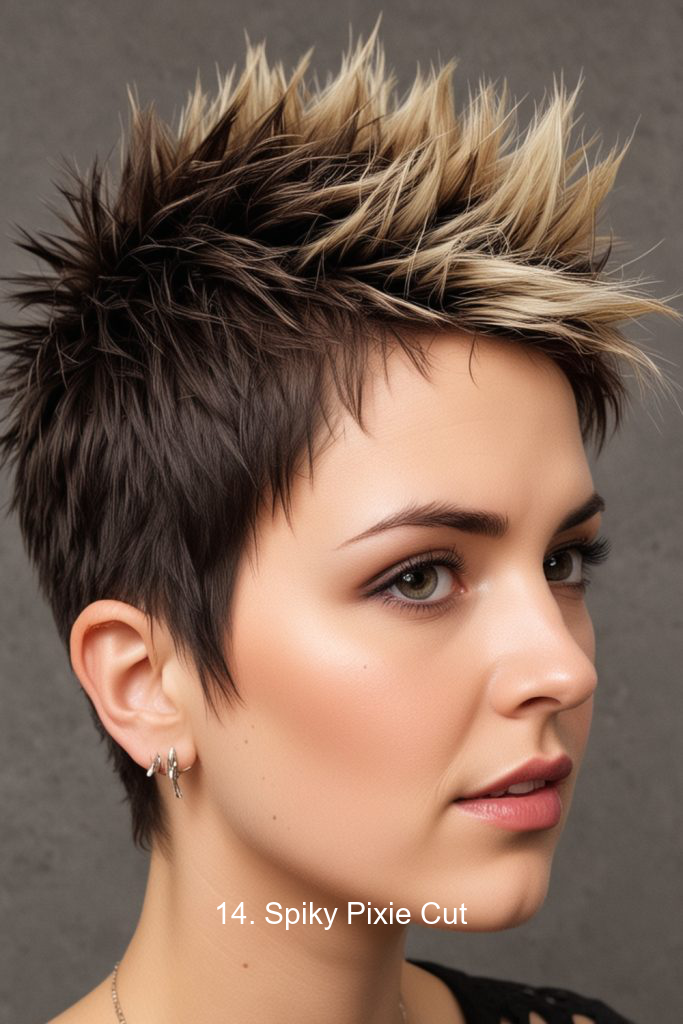 14. Spiky Pixie Cut