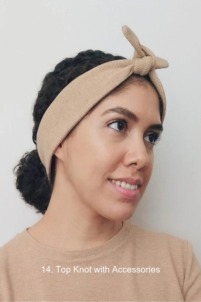 14. Top Knot with Accessories