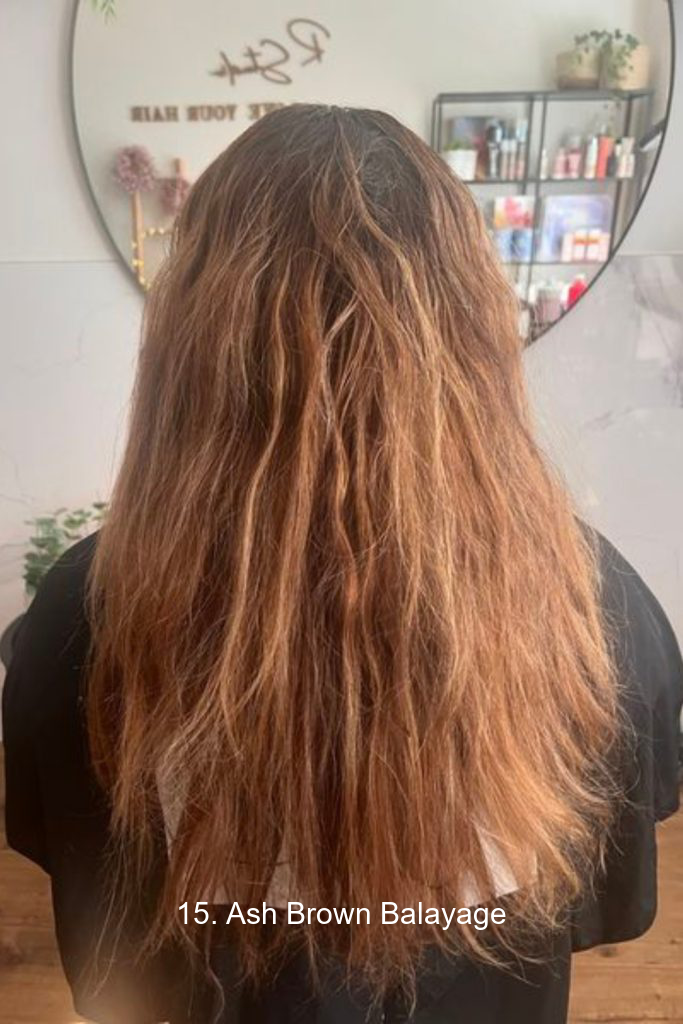 15. Ash Brown Balayage