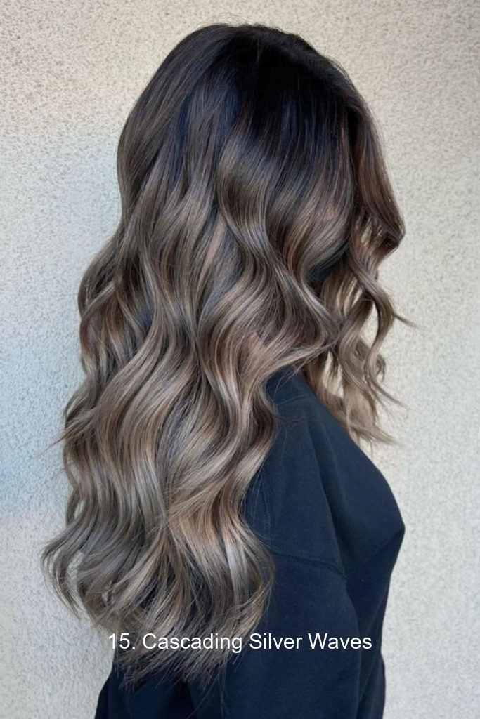 15. Cascading Silver Waves