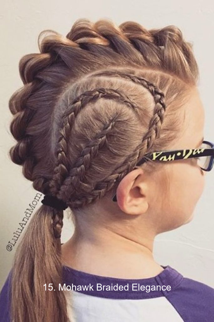 15. Mohawk Braided Elegance