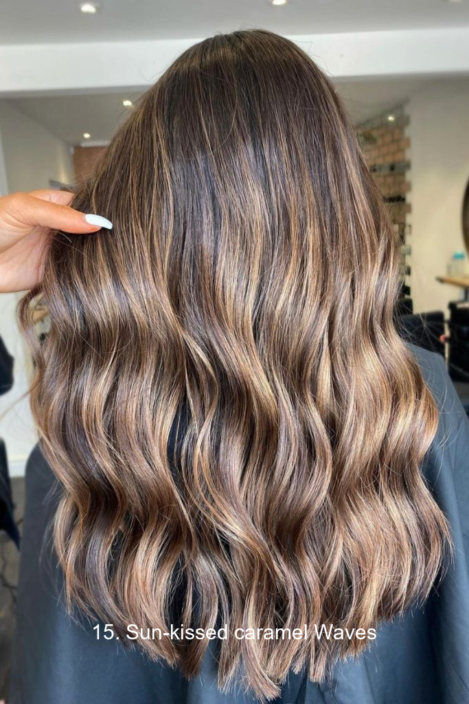 15. Sun-kissed caramel Waves