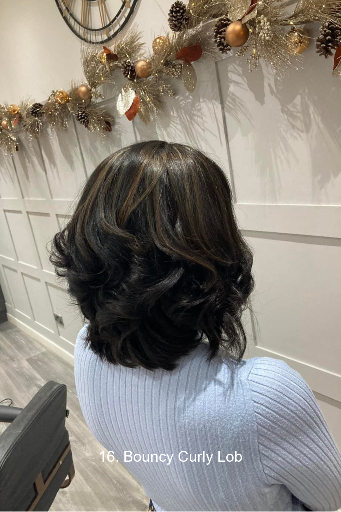16. Bouncy Curly Lob