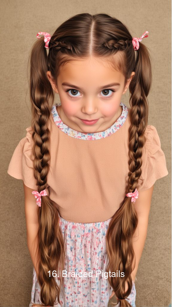 16. Braided Pigtails