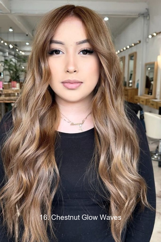 16. Chestnut Glow Waves