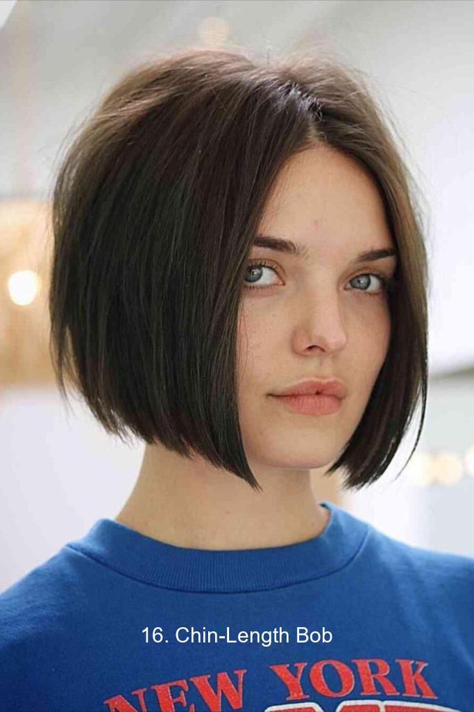 16. Chin-Length Bob