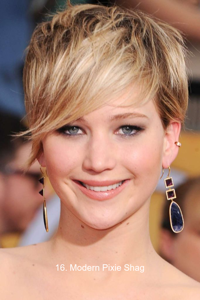 16. Modern Pixie Shag