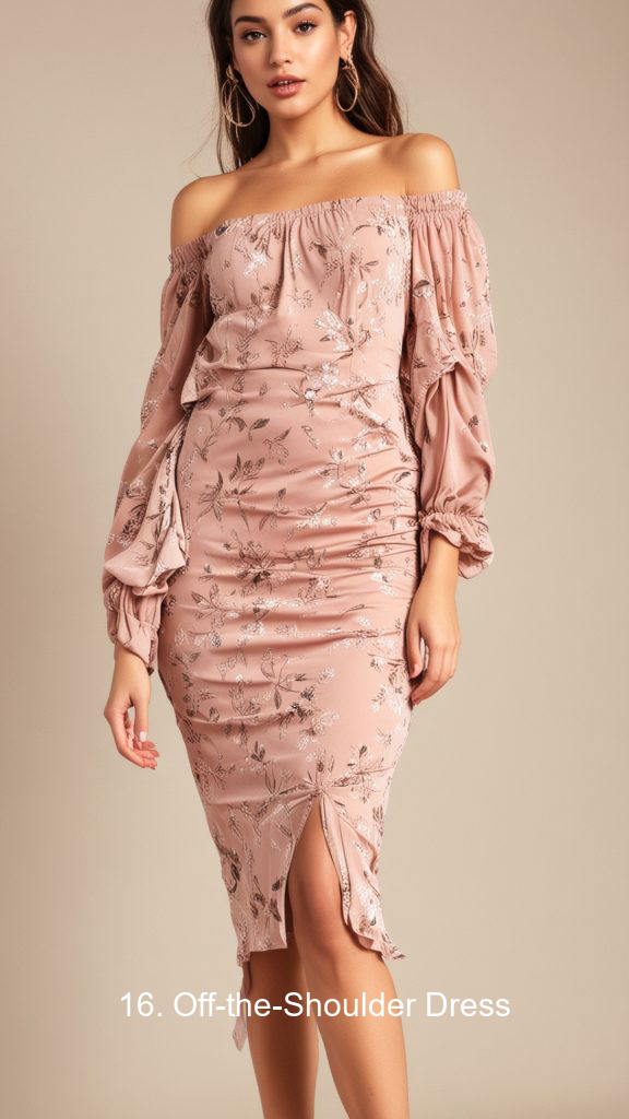 16. Off-the-Shoulder Dress