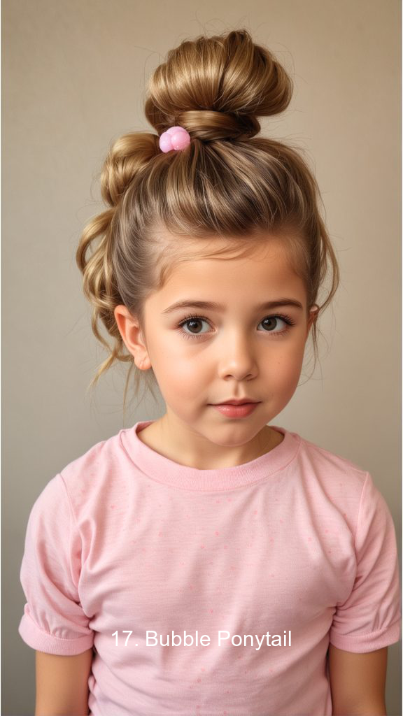17. Bubble Ponytail