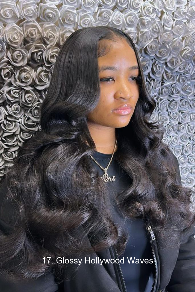 17. Glossy Hollywood Waves