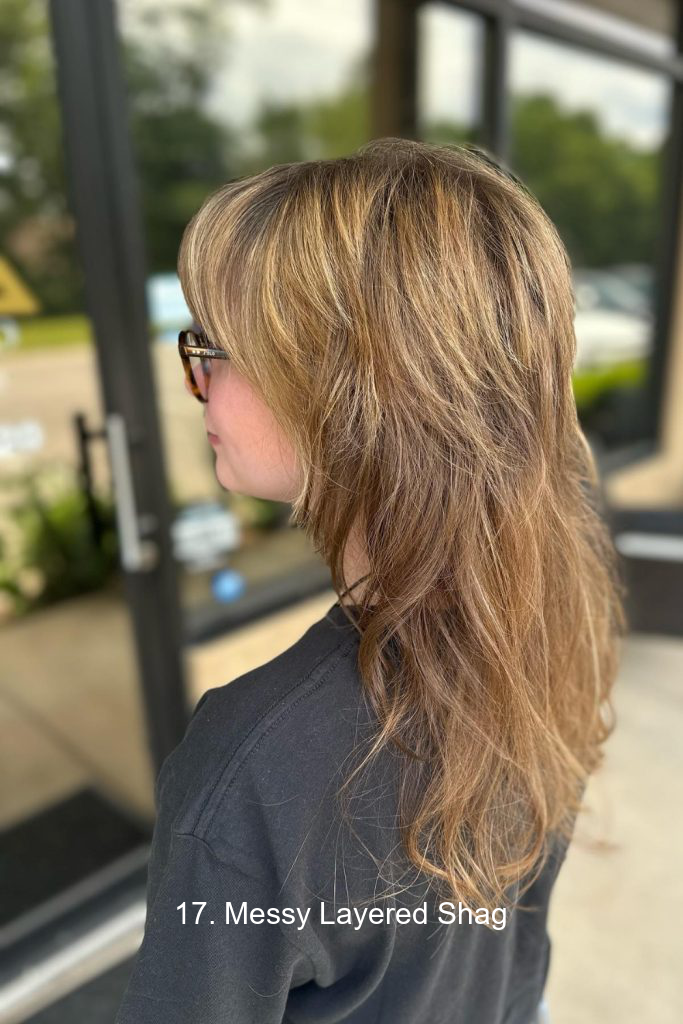 17. Messy Layered Shag