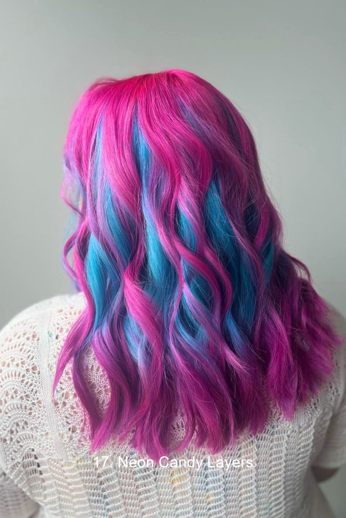 17. Neon Candy Layers