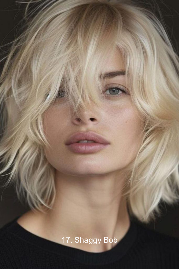 17. Shaggy Bob