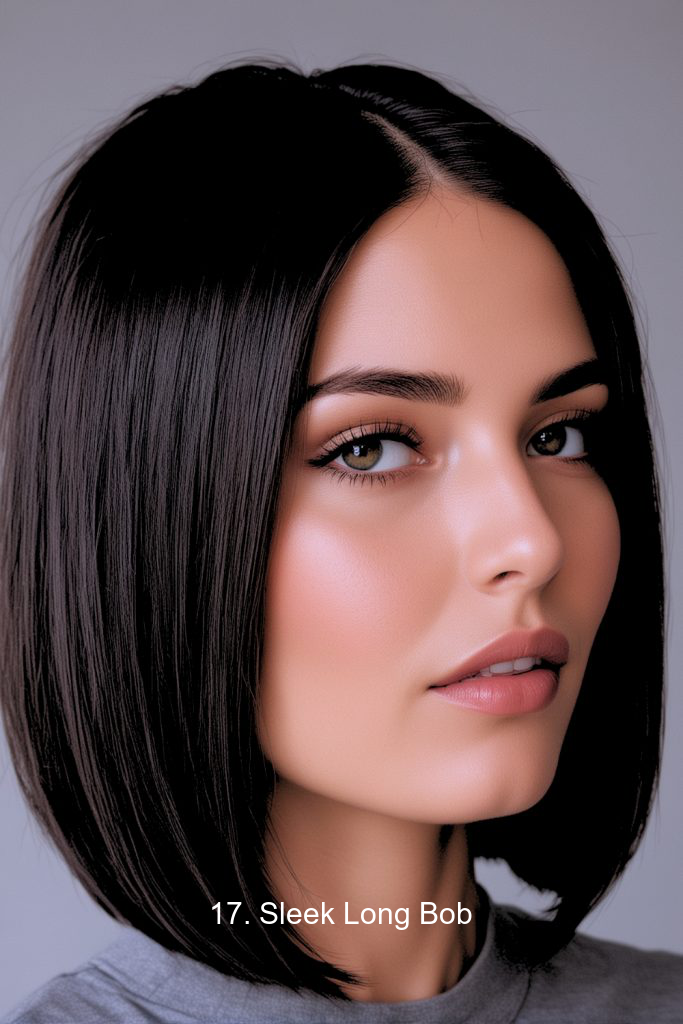 17. Sleek Long Bob