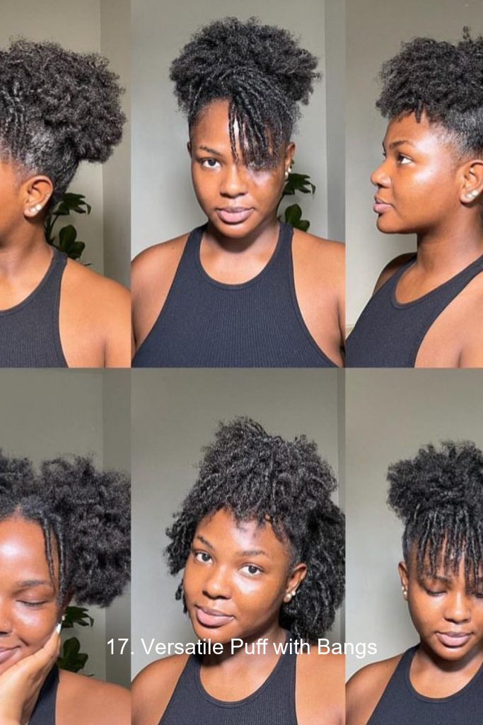 17. Versatile Puff with Bangs