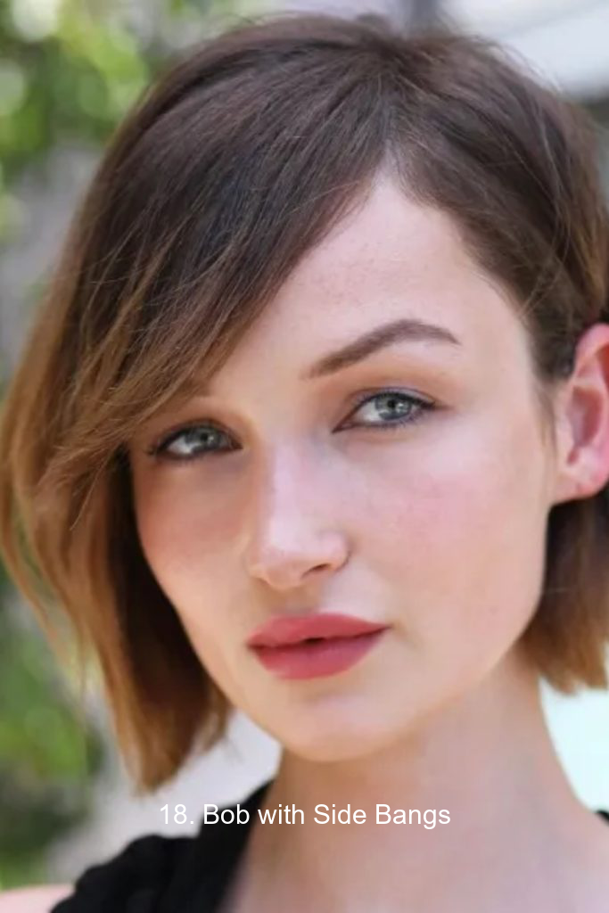 18. Bob with Side Bangs