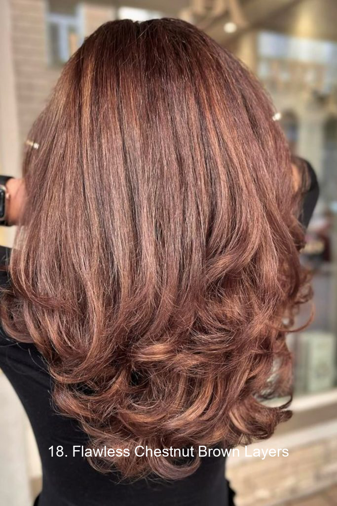 18. Flawless Chestnut Brown Layers