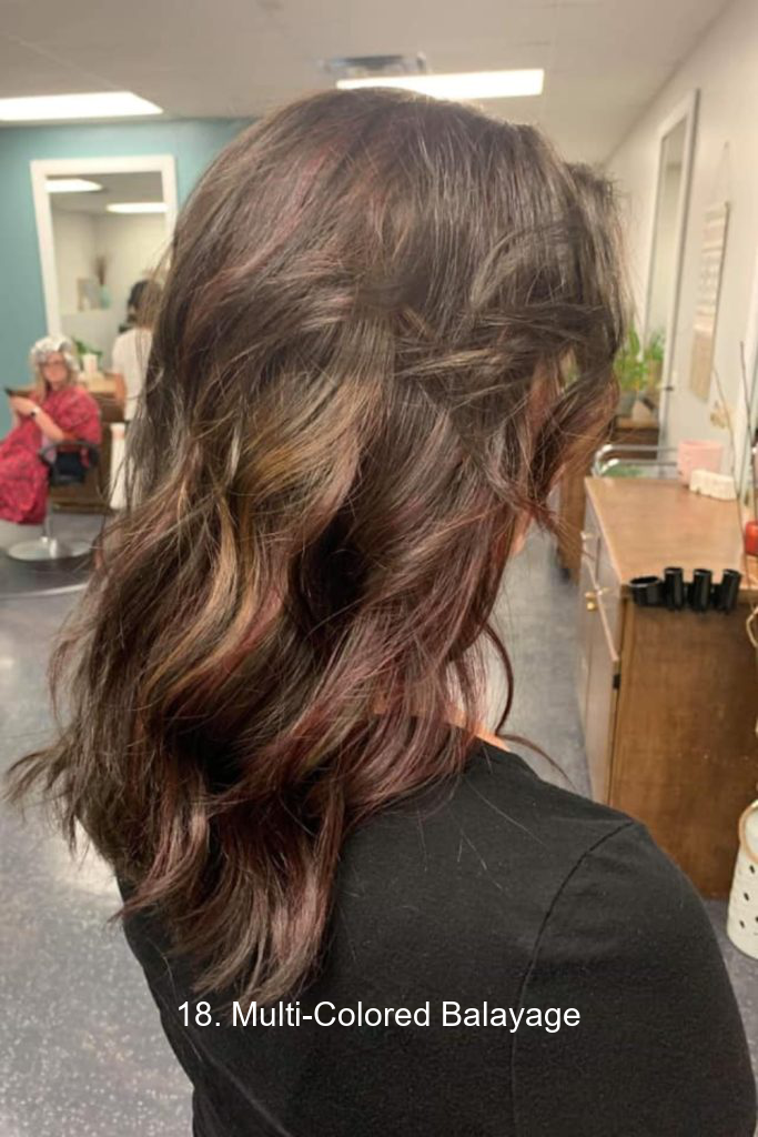 18. Multi-Colored Balayage