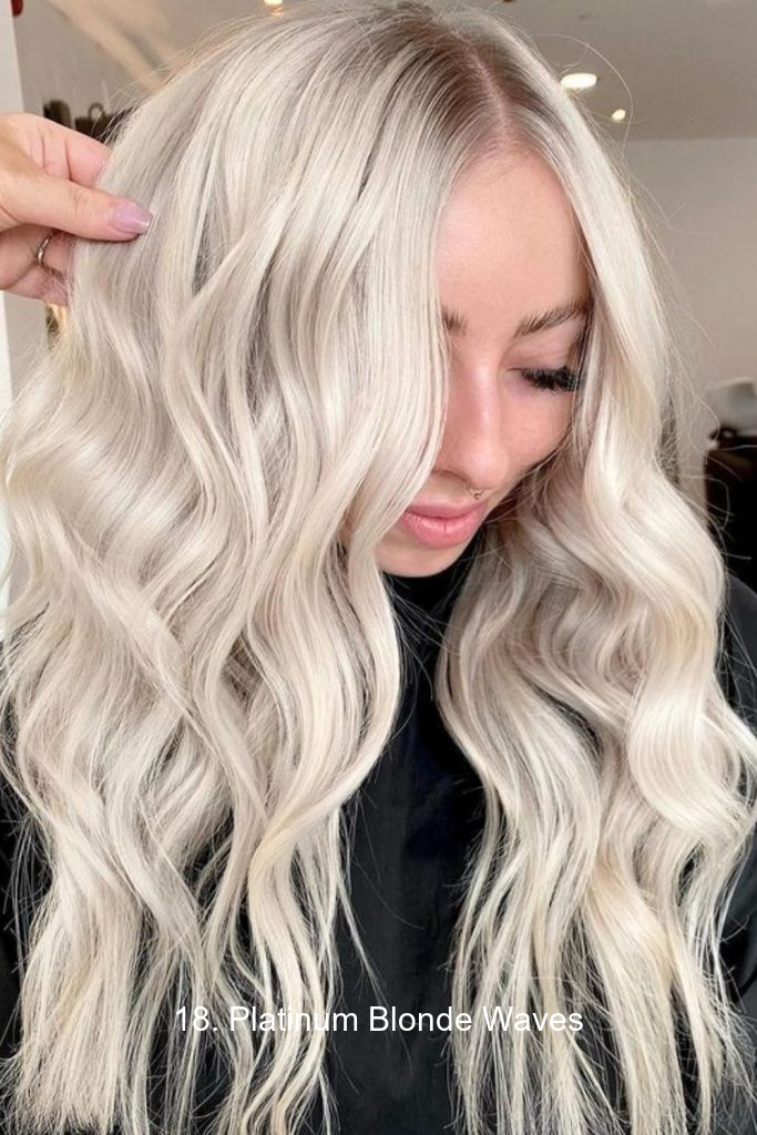 18. Platinum Blonde Waves