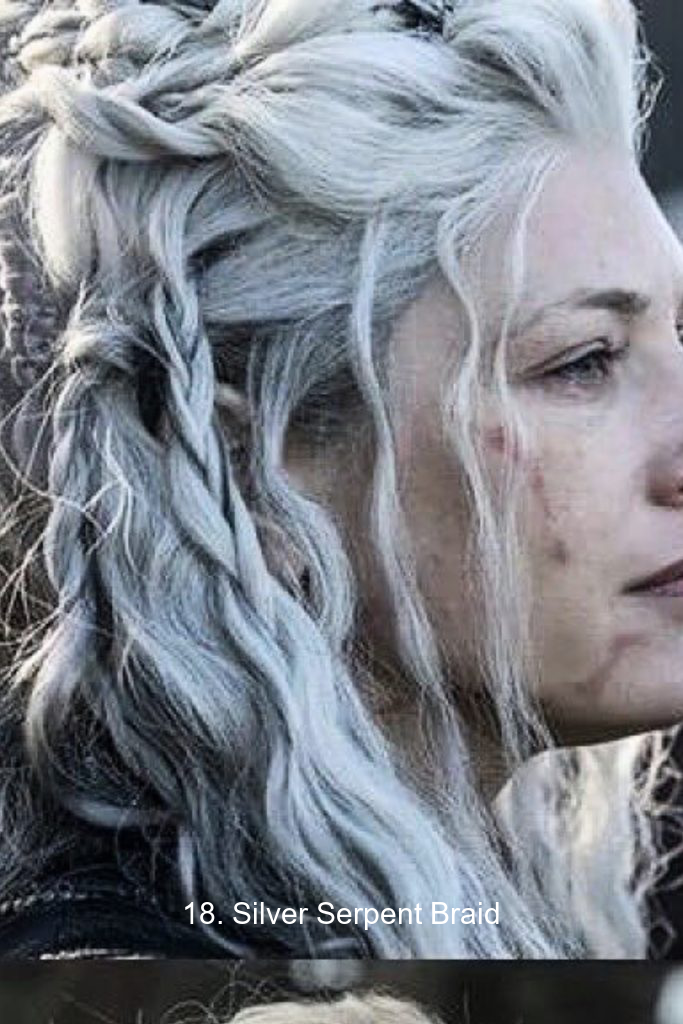 18. Silver Serpent Braid