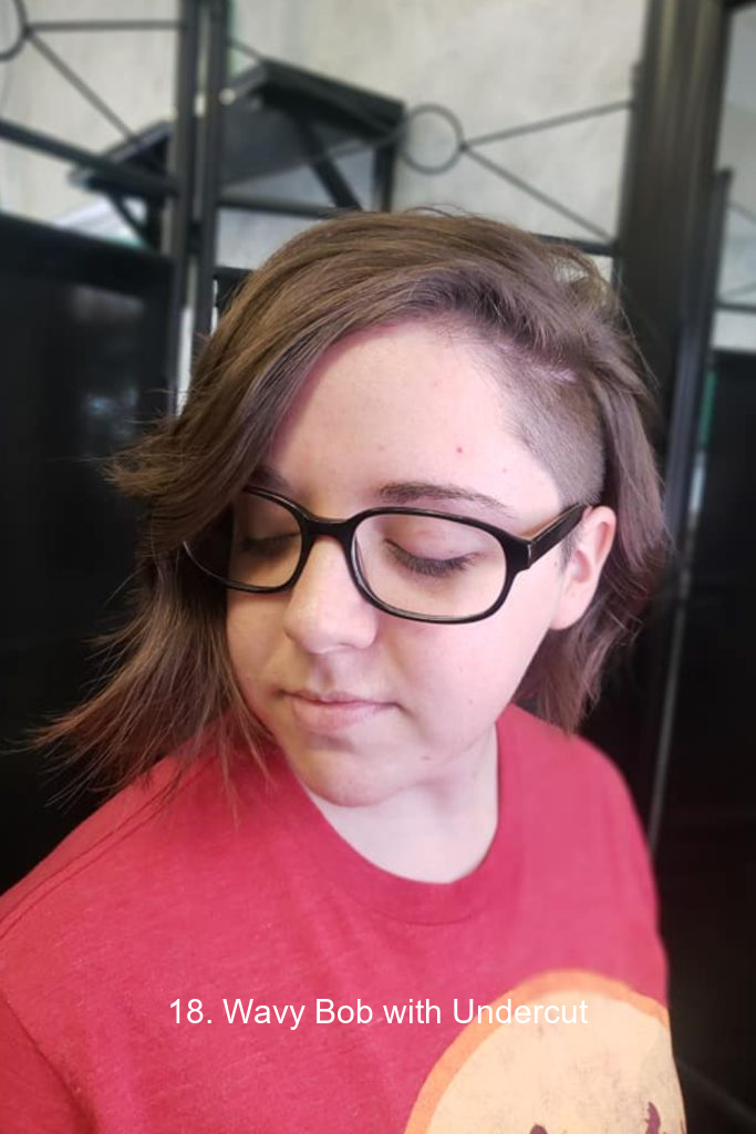 18. Wavy Bob with Undercut