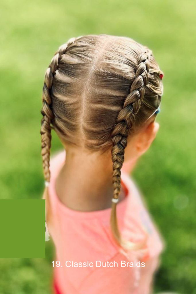 19. Classic Dutch Braids