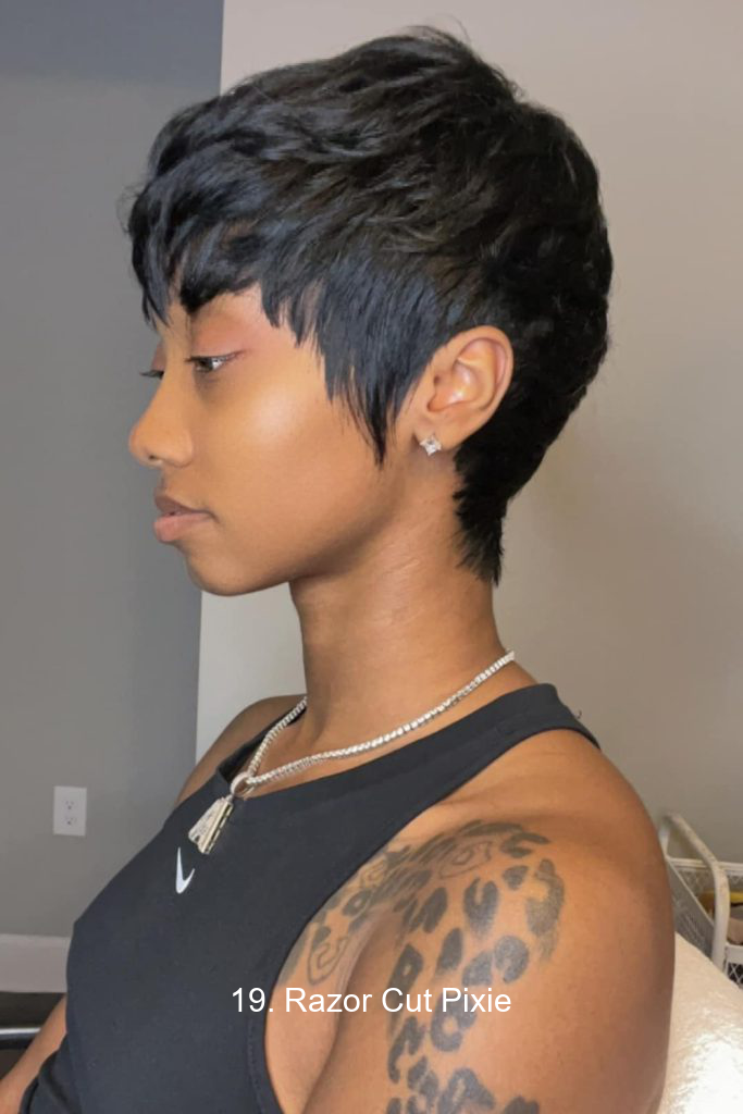 19. Razor Cut Pixie