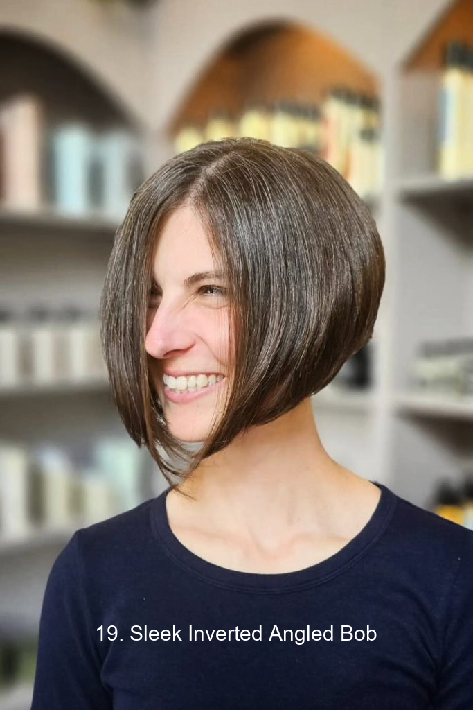 19. Sleek Inverted Angled Bob